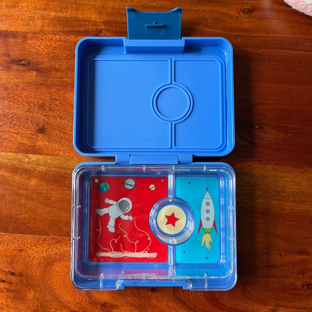 Yumbox Snack Box - 3 Compartment - Leakproof Bento Lunch Box for Kids